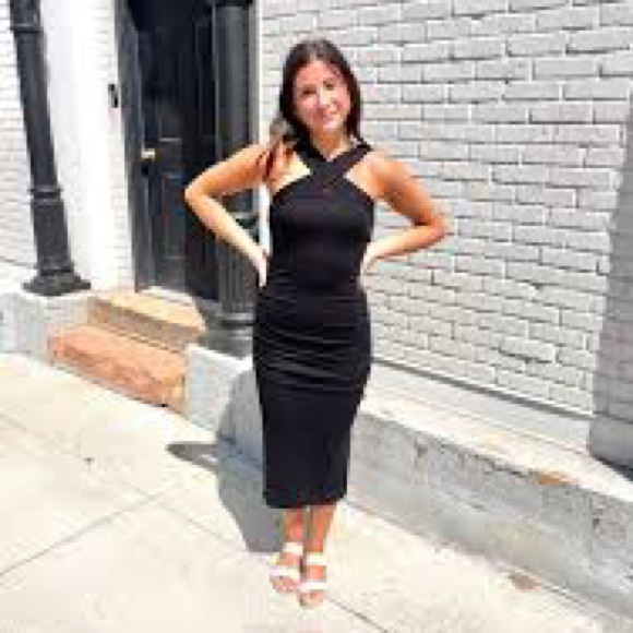 MICHAEL STARS NWOT OPALINE ULTRA RIB DRESS - Picture 8 of 10